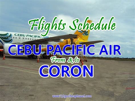 cebu to coron flight price